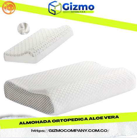 Almohada Memory Ortopédica Con Aloe Vera